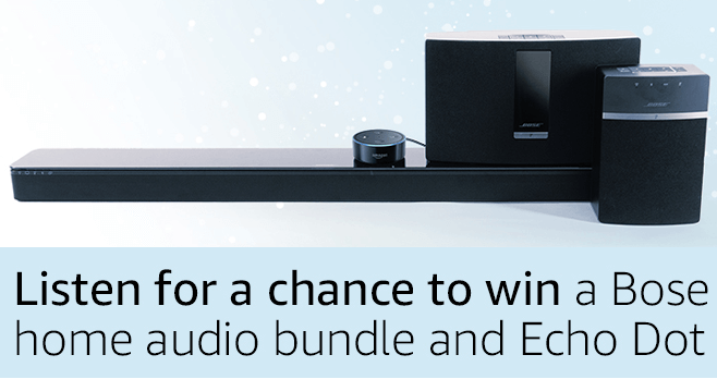 Amazon Echo Dot And Bose Home Audio Sweepstakes