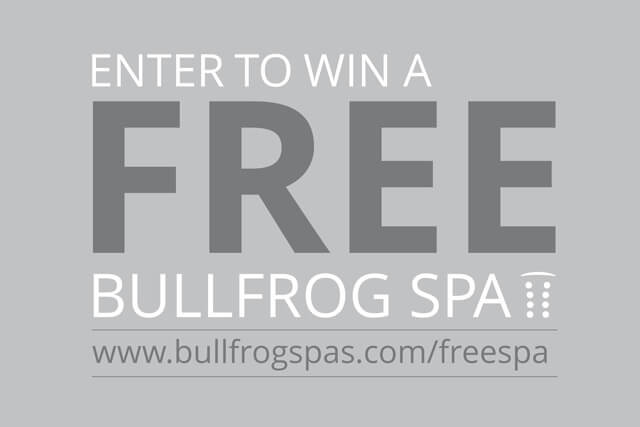 Bullfrog Spas Free Spa Giveaway