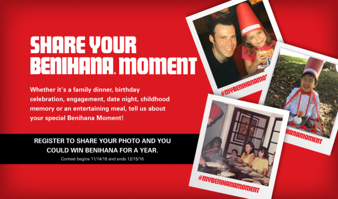 My Benihana Moment Contest