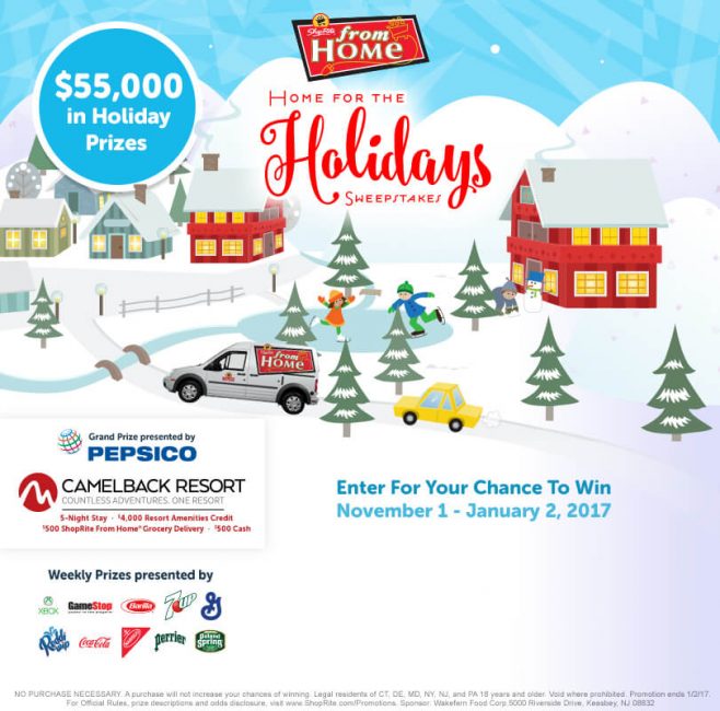 ShopRite Home for the Holidays Sweepstakes