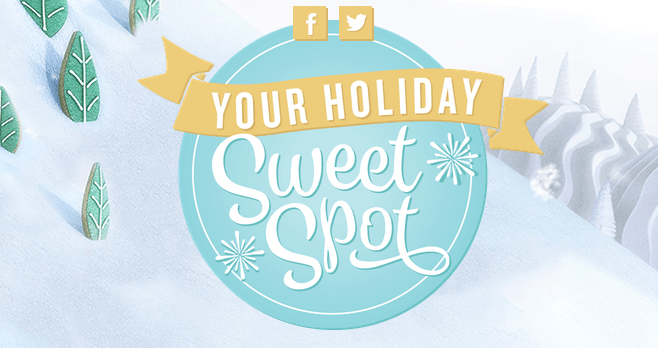 Food Network Your Holiday Sweet Spot Sweepstakes (YourHolidaySweetSpot.com)