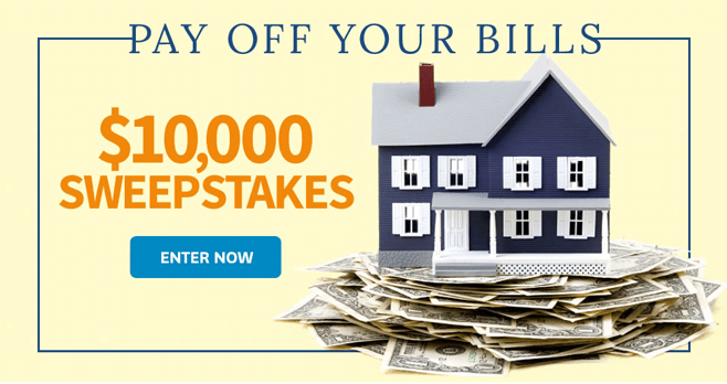 BHG Pay Off Your Bills $10,000 Sweepstakes (BHG.com/WinBills)