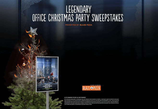 Legendary Office Christmas Party Sweepstakes