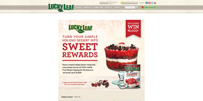 Lucky Leaf Simple Treat Recipe Contest