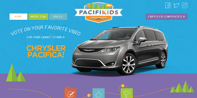 Chrysler PacifiKids Voter Sweepstakes