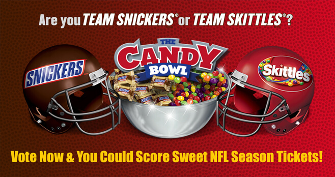 Mars Candy Bowl Sweepstakes (CandyBowl.Mars.com)