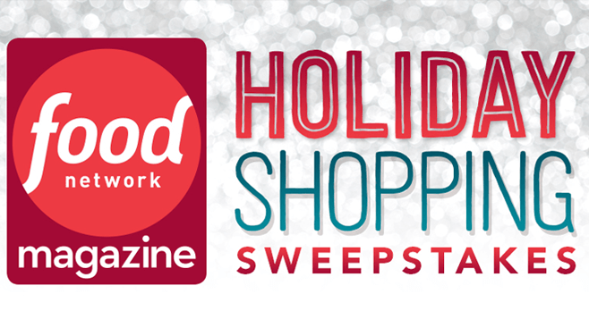 Food Network Holiday Shopping Sweepstakes (FoodNetwork.com/HolidayShopping)