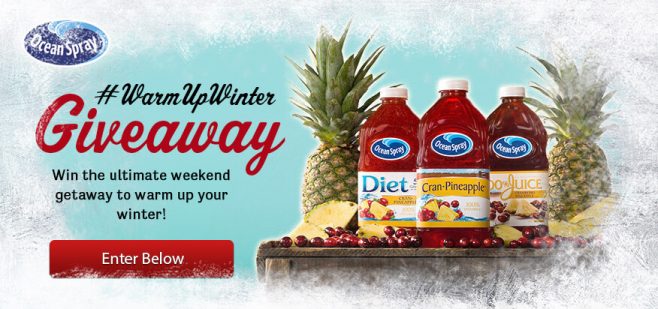 Ocean Spray Warm Up Winter Giveaway