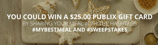 Publix #MyBestMeal Sweepstakes