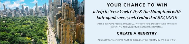 Bloomingdale's Getaway to the Hamptons with Kate Spade New York Sweepstakes