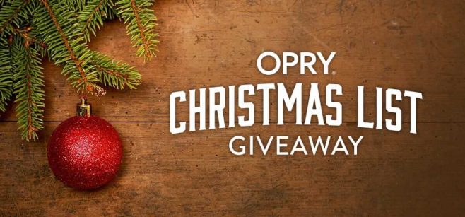 Opry Christmas List Giveaway