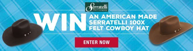 PFI Serratelli 100X Felt Cowboy Hat Giveaway