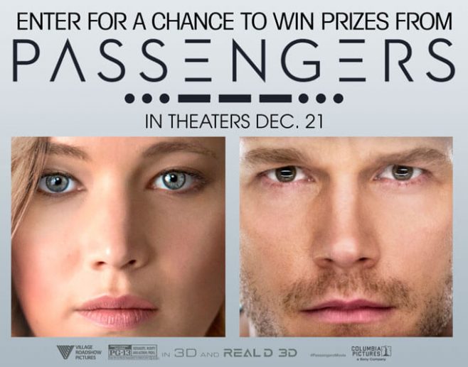 Bow Tie Cinemas Passengers Sweepstakes