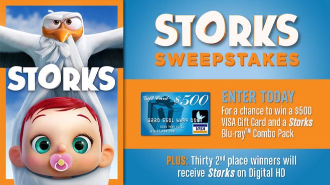 Warner Bros. Storks Sweepstakes