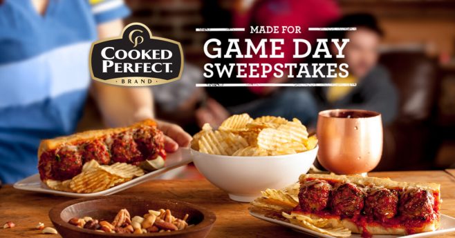 Cooked Perfect Made For Game Day Sweepstakes