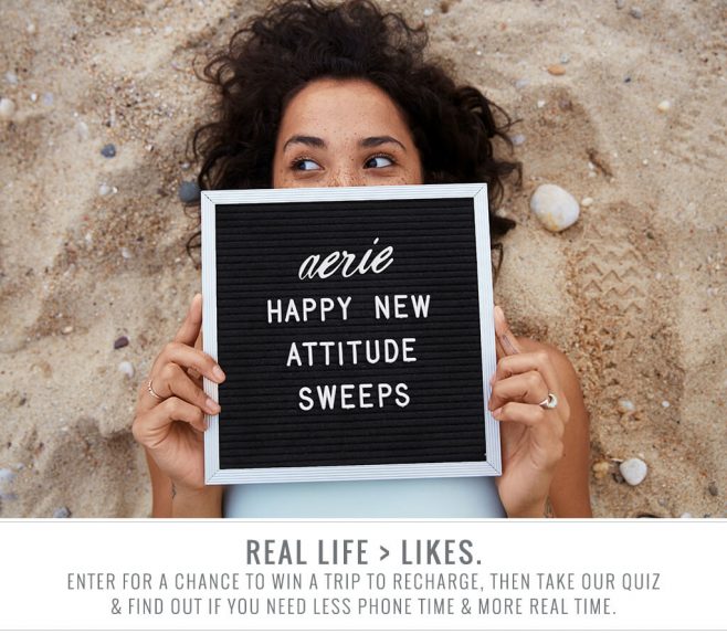 Aerie Happy New Attitude Sweepstakes