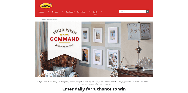 Your Wish is Our Command Sweepstakes