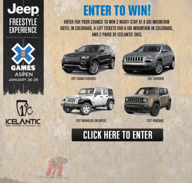 Jeep Freestyle Experience Sweepstakes