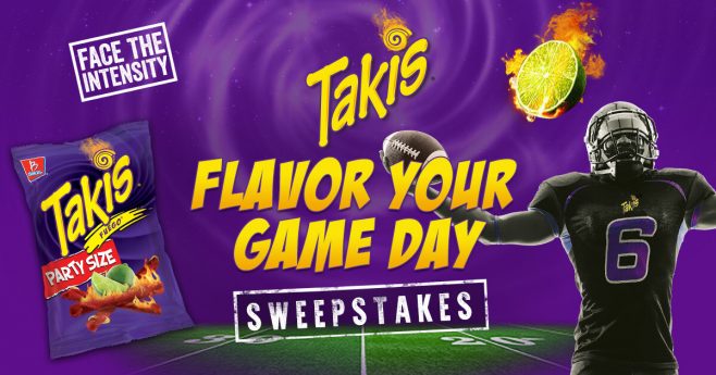 Flavor your Game Day with Takis Sweepstakes