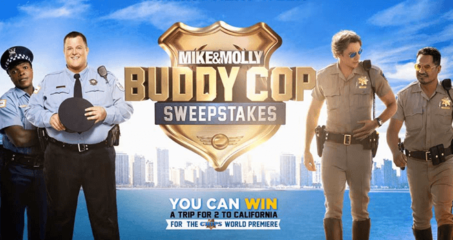 Mike And Molly Buddy Cop Sweepstakes (MikeAndMollyWeeknights.com)