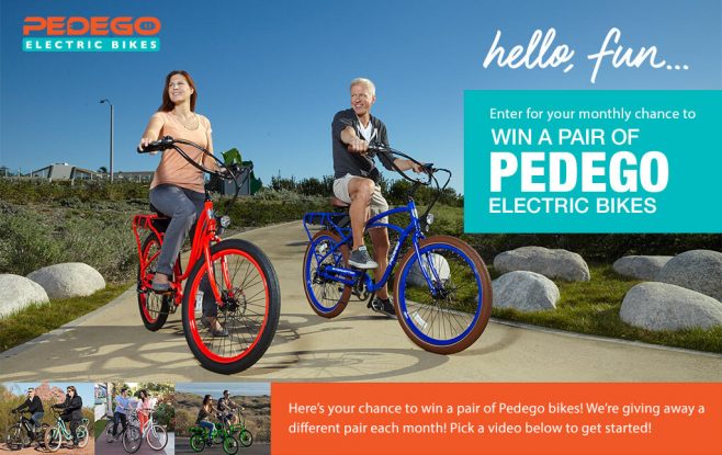 Pedego Electric Bikes Sweepstakes