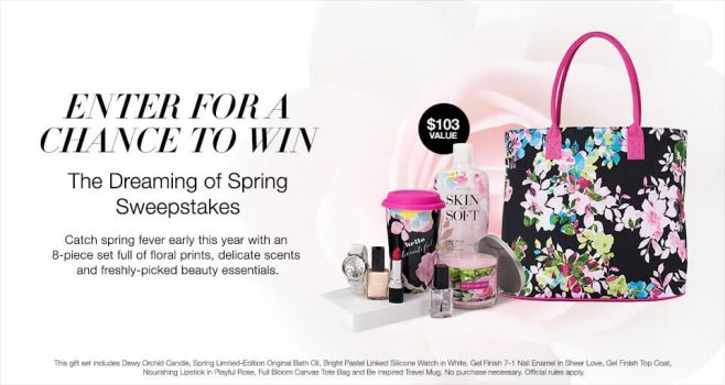 Avon Dreaming of Spring Sweepstakes