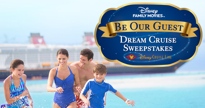 Disney Family Movies Be Our Guest Dream Cruise Sweepstakes
