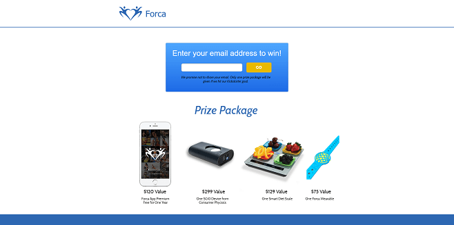 Forca Fitness Package Giveaway 