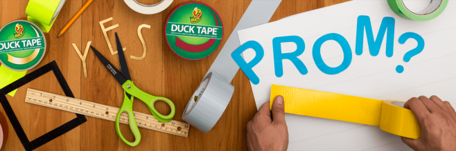 Duck Tape Stuck at Prom Promposal Sweepstakes