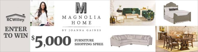 RC Willey Magnolia Shopping Spree Sweepstakes