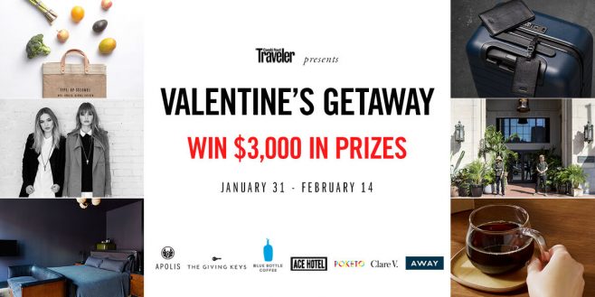 Apolis Valentine's Getaway Sweepstakes