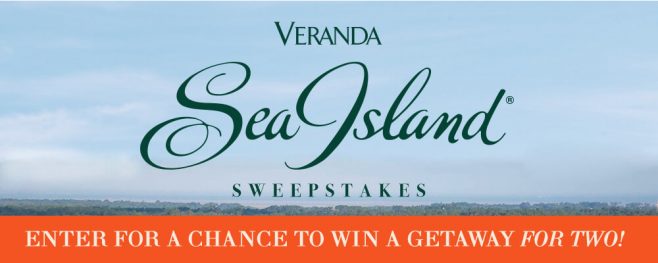 Veranda Sea Island Getaway Sweepstakes (SeaIsland.Veranda.com)