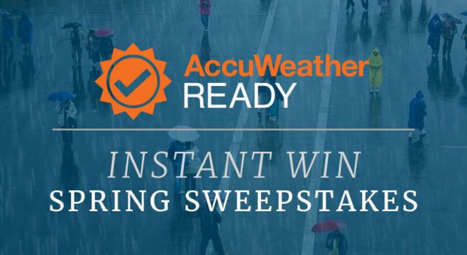 AccuWeather Ready Spring Sweepstakes and Instant Win Game