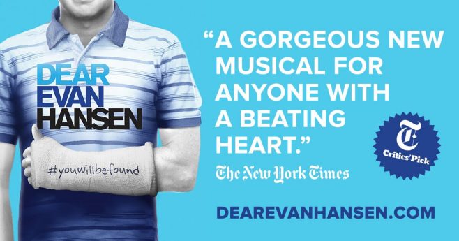 Dear Evan Hansen Sweepstakes