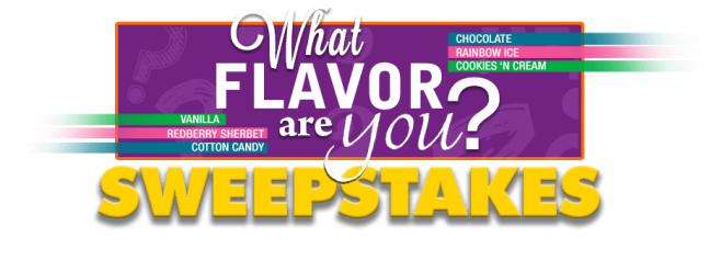 Dippin’ Dots What Flavor Are You? Sweepstakes