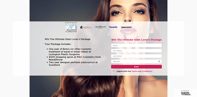 Ultimate Glam Lover’s Package Sweepstakes
