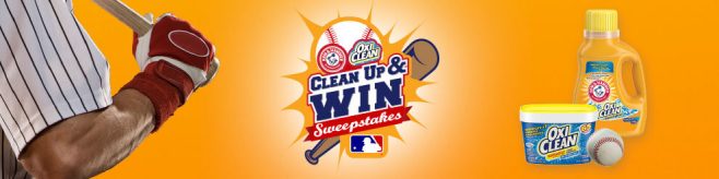 MLB Clean Up and Win Sweepstakes