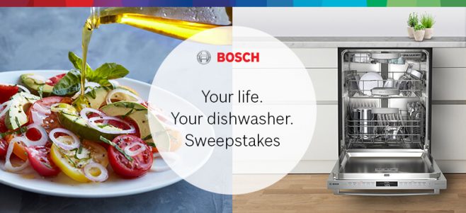 Bosch Your Life. Your. Dishwasher. Sweepstakes