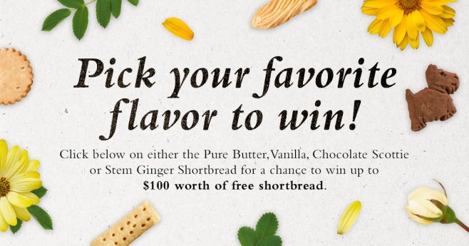 Walkers Shortbread Pick Your Favorite Flavor Sweepstakes