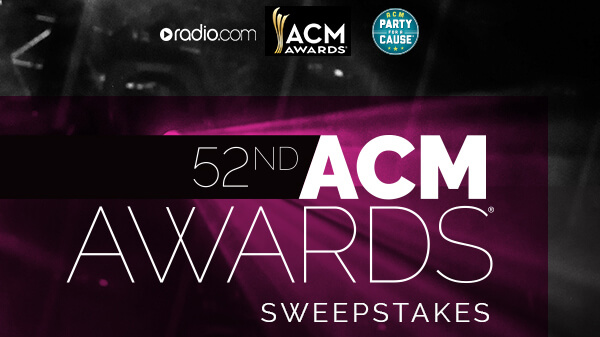 Radio.com 52nd ACM Awards Sweepstakes