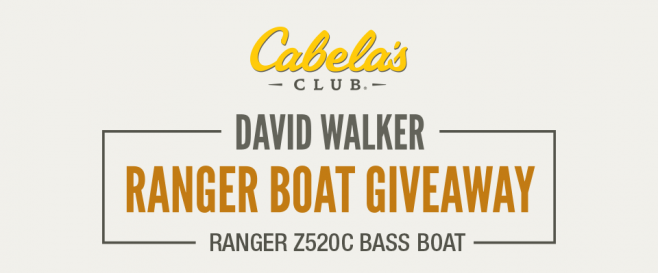Cabela’s Ranger Boat Giveaway