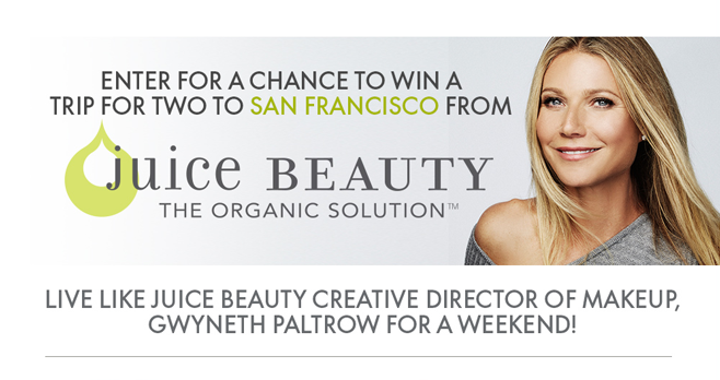 ELLE Juice Beauty Sweepstakes (JuiceBeauty.Elle.com)