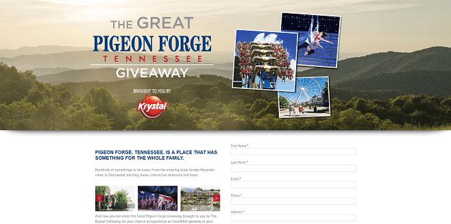 The Great Pigeon Forge Giveaway