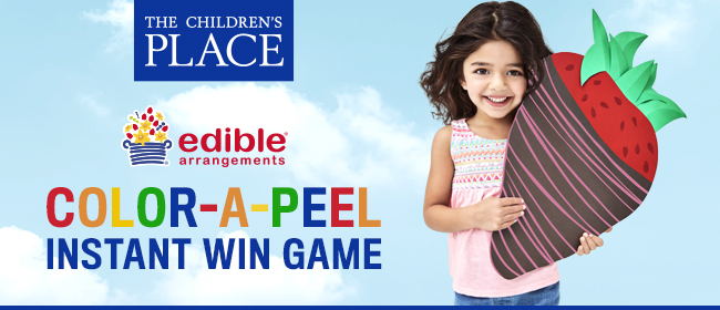 The Children’s Place Color-a-Peel Instant Win Game