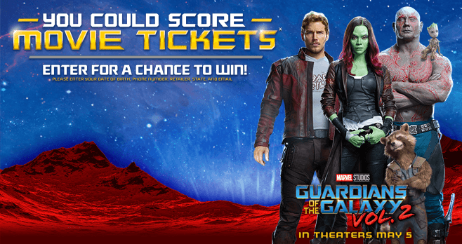 DORITOS Guardians of the Galaxy: Vol. 2 Instant Win Game (DoritosTicketOffer.com)