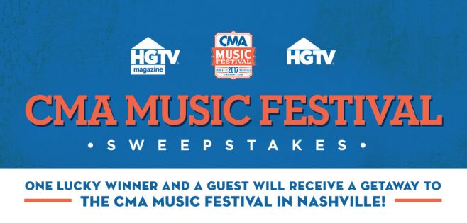 HGTV CMA Music Festival 2017 Sweepstakes