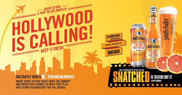 Schofferhofer Grapefruit Hollywood is Calling Sweepstakes