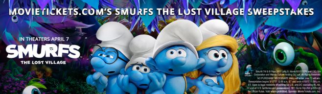 Movietickets.com Smurfs: The Lost Village Sweepstakes