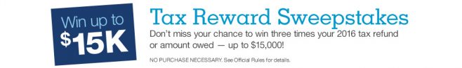 Staples Tax Rewards Sweepstakes