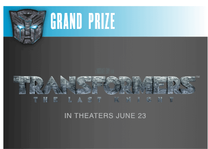 Valvoline Instant Oil Change Transformers The Last Knight Sweepstakes